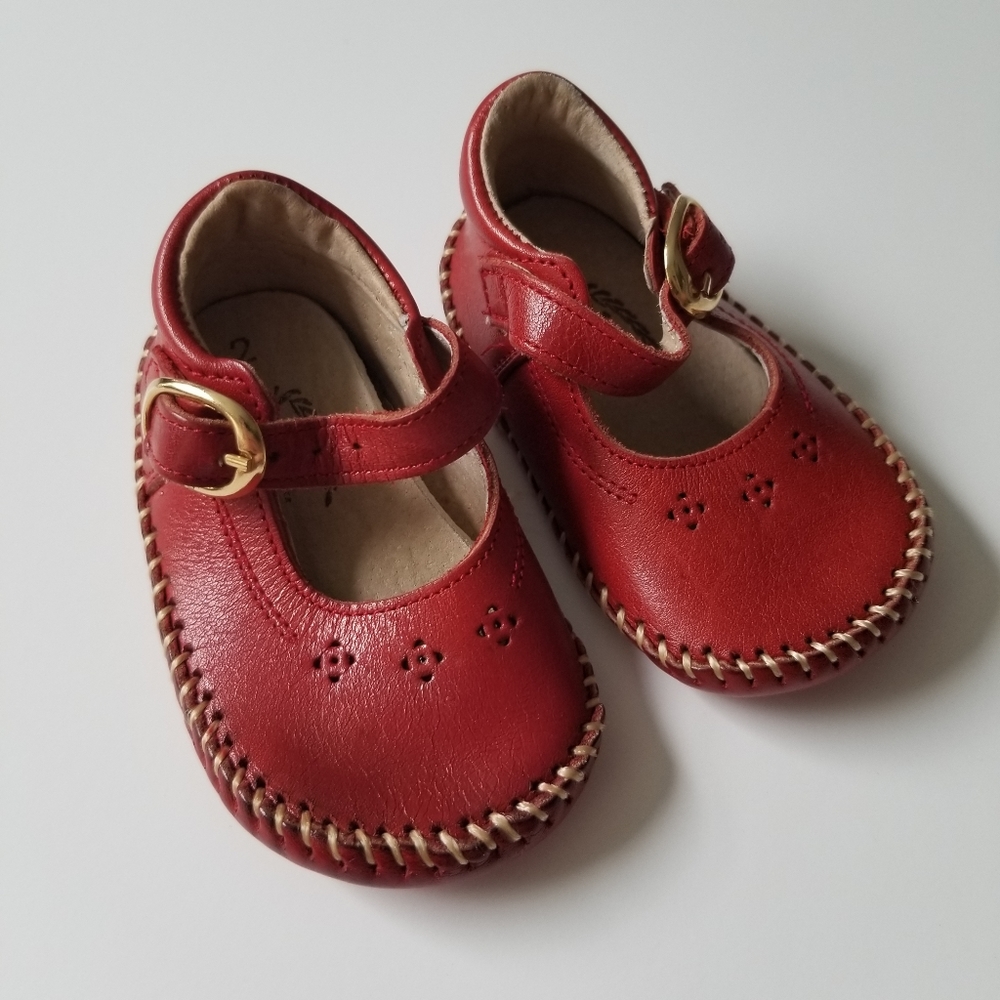 JOSMO Red Leather Maryjanes